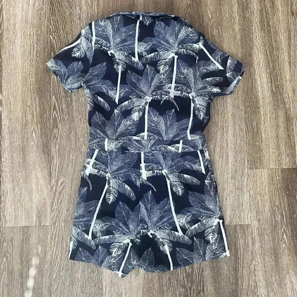 Womens Lucy Paris Black Floral Print Romper - S - Picture 4 of 6